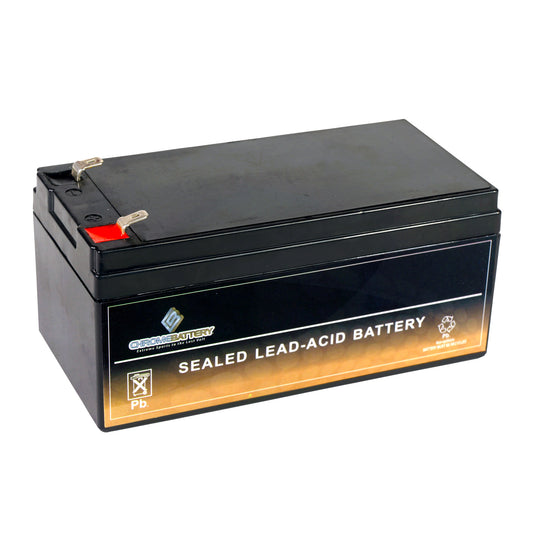 12V 3.5AH Sealed Lead Acid (SLA) Battery - T1 Terminals