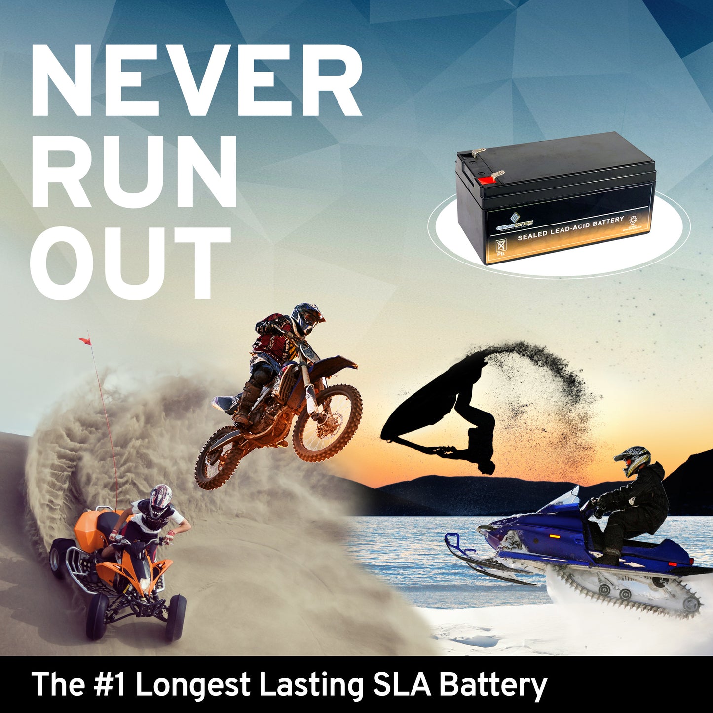 12V 3.5AH Sealed Lead Acid (SLA) Battery - T1 Terminals