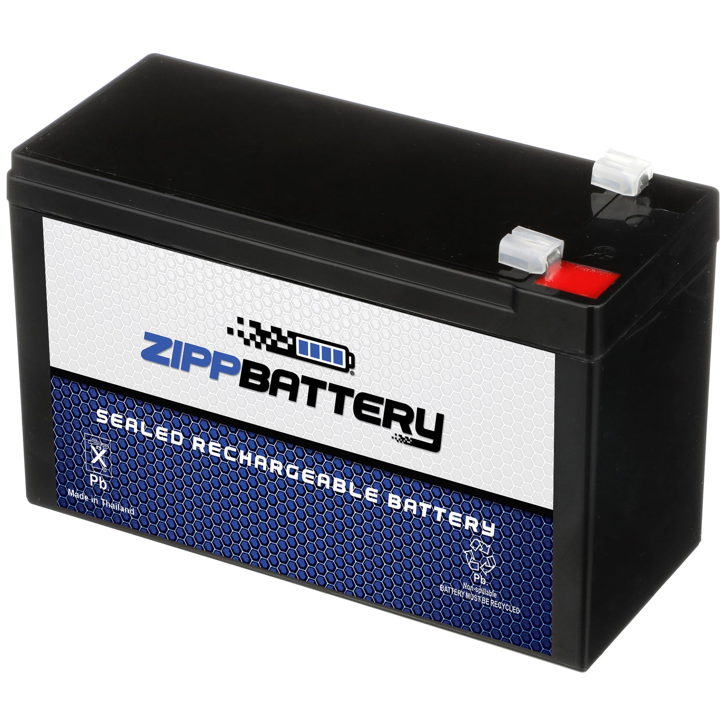 12V 7AH Sealed Lead Acid (SLA) Battery - T1 Terminals
