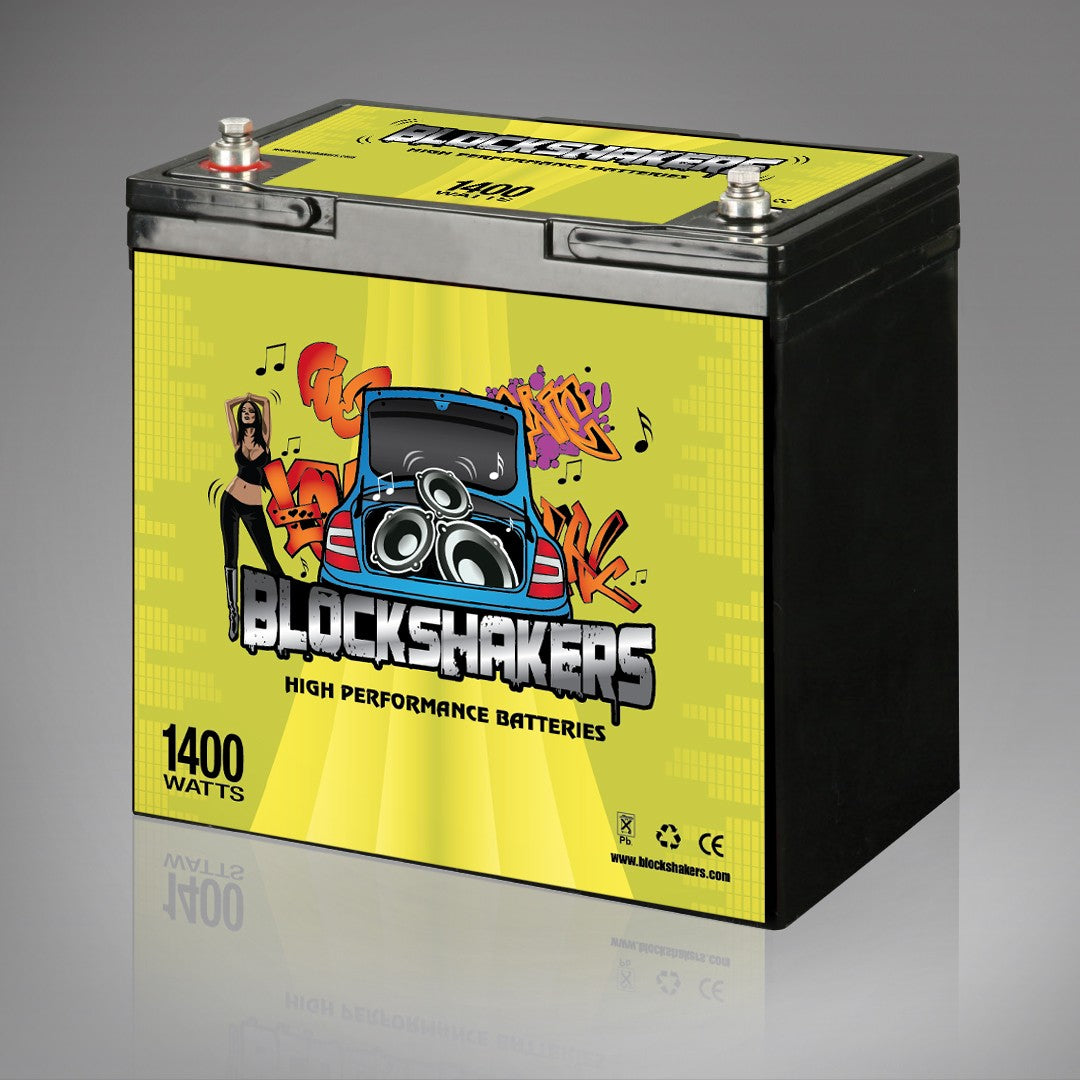 12V 55AH (1400 Watts) High Performance Car Audio Battery