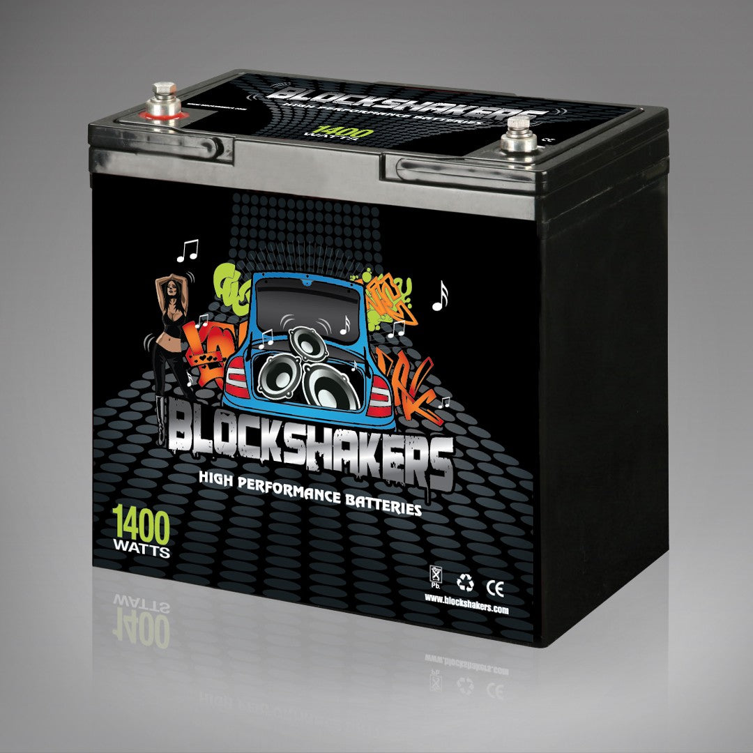 12V 55AH (1400 Watts) High Performance Car Audio Battery