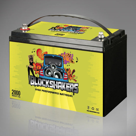 12V 110AH (2000 Watts) High Performance Car Audio Battery