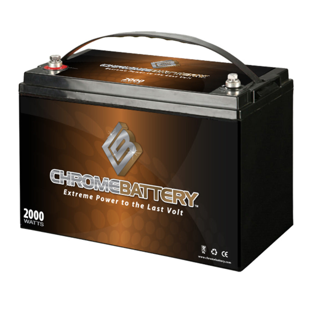 12V 110AH Sealed Lead Acid (SLA) Battery - M8(T8) Terminals at Chrome Battery