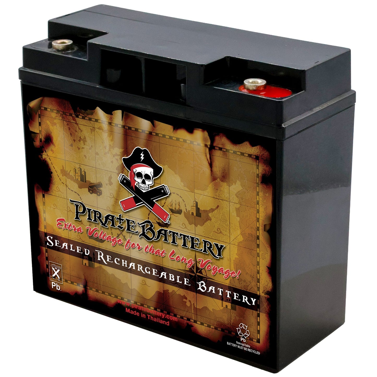 Pirate Battery 12V 18AH T6 Batteries