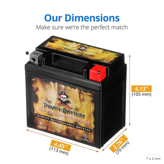 Rechargeable YTZ7S High Performance Power Sports Battery