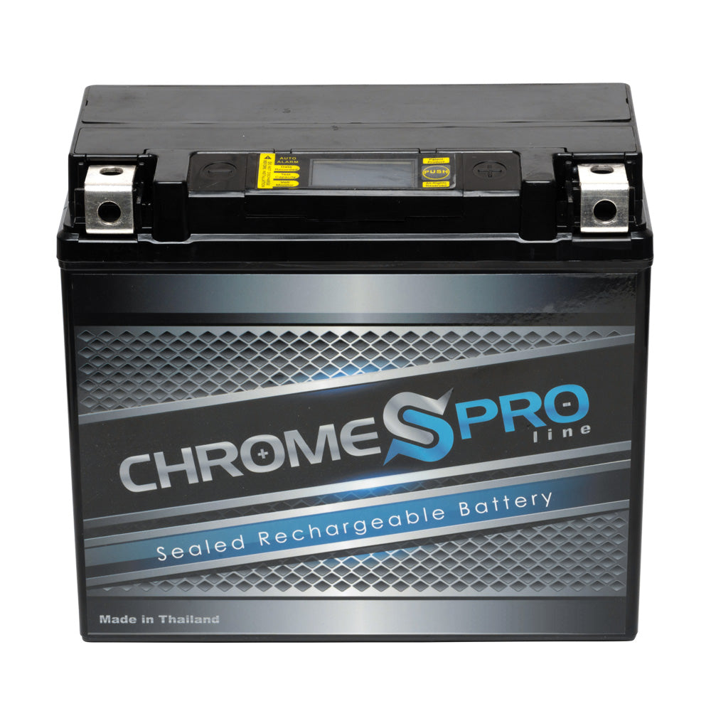 YTX20HL-BS Chrome Pro IGel High Performance Power Sports Battery