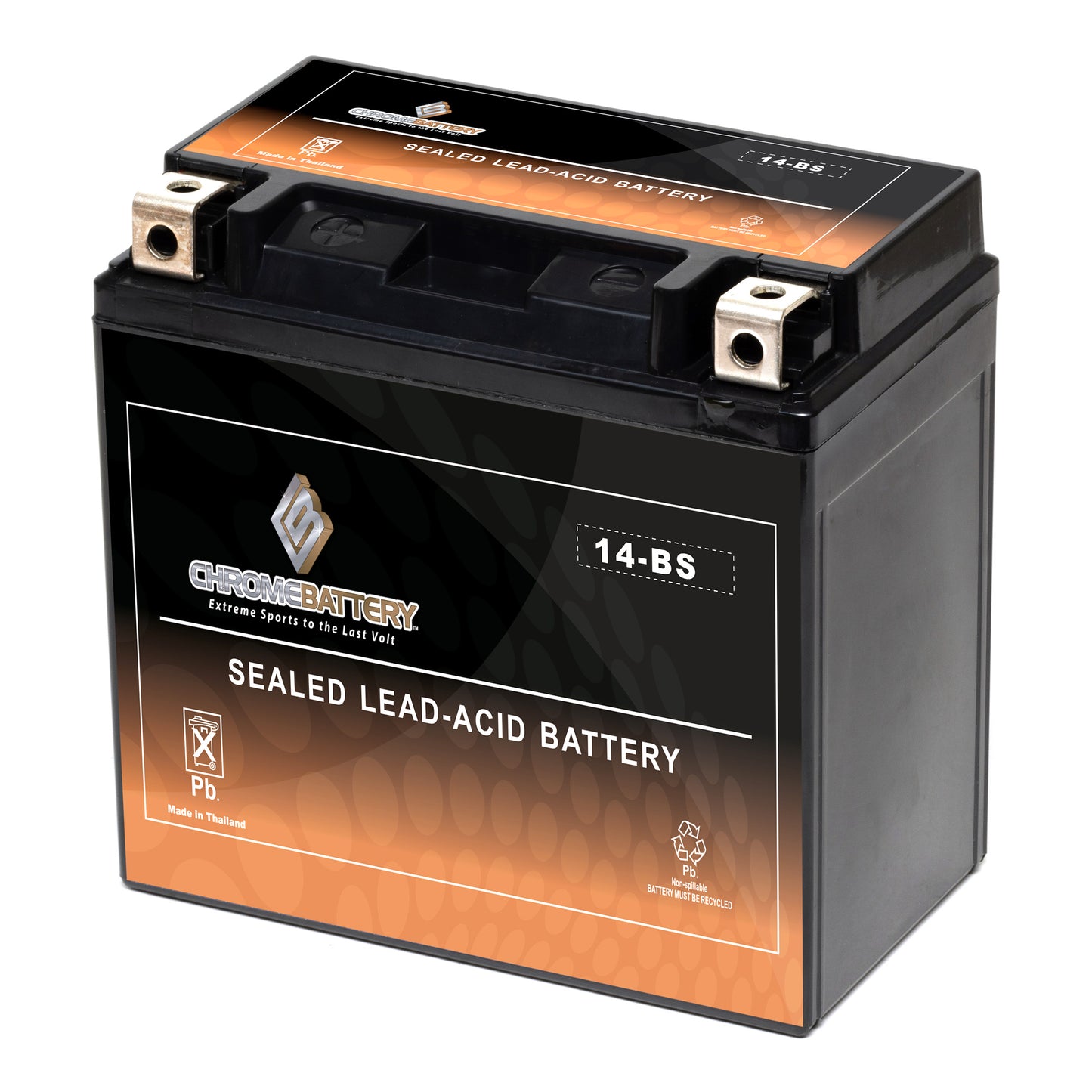 M3RH4S Motocross Battery - YTX14-BS