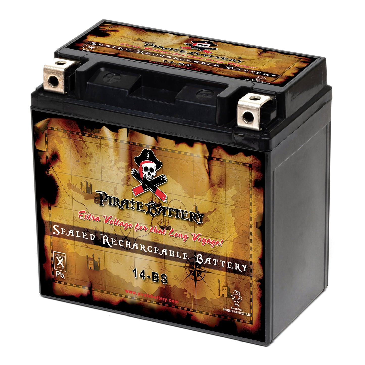 YTX14-BS High Performance Power Sports Battery