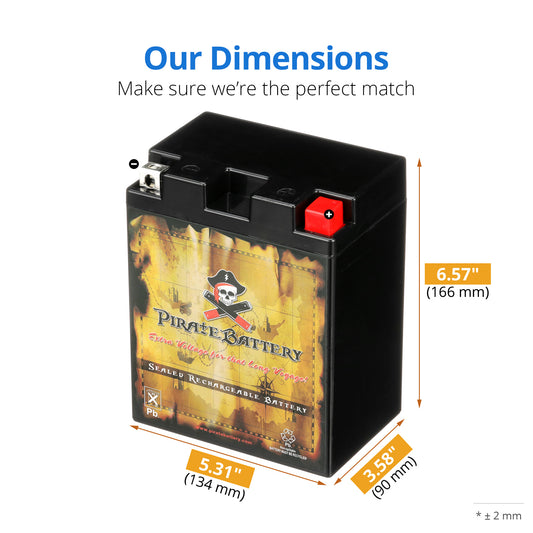 YB14L-A2 High Performance Power Sports Battery