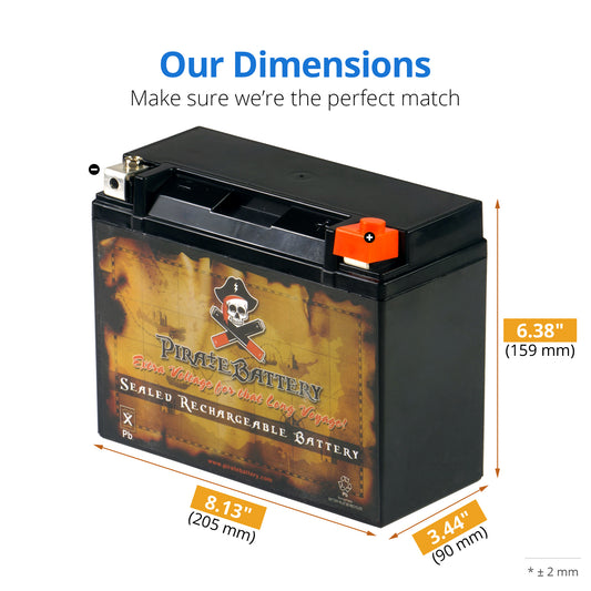 YTX24HL-BS High Performance Power Sports Battery