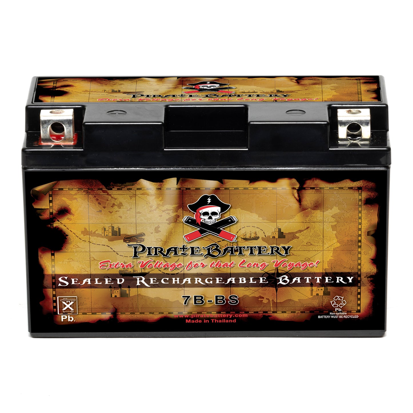 YT7B-BS High Performance Power Sports Battery