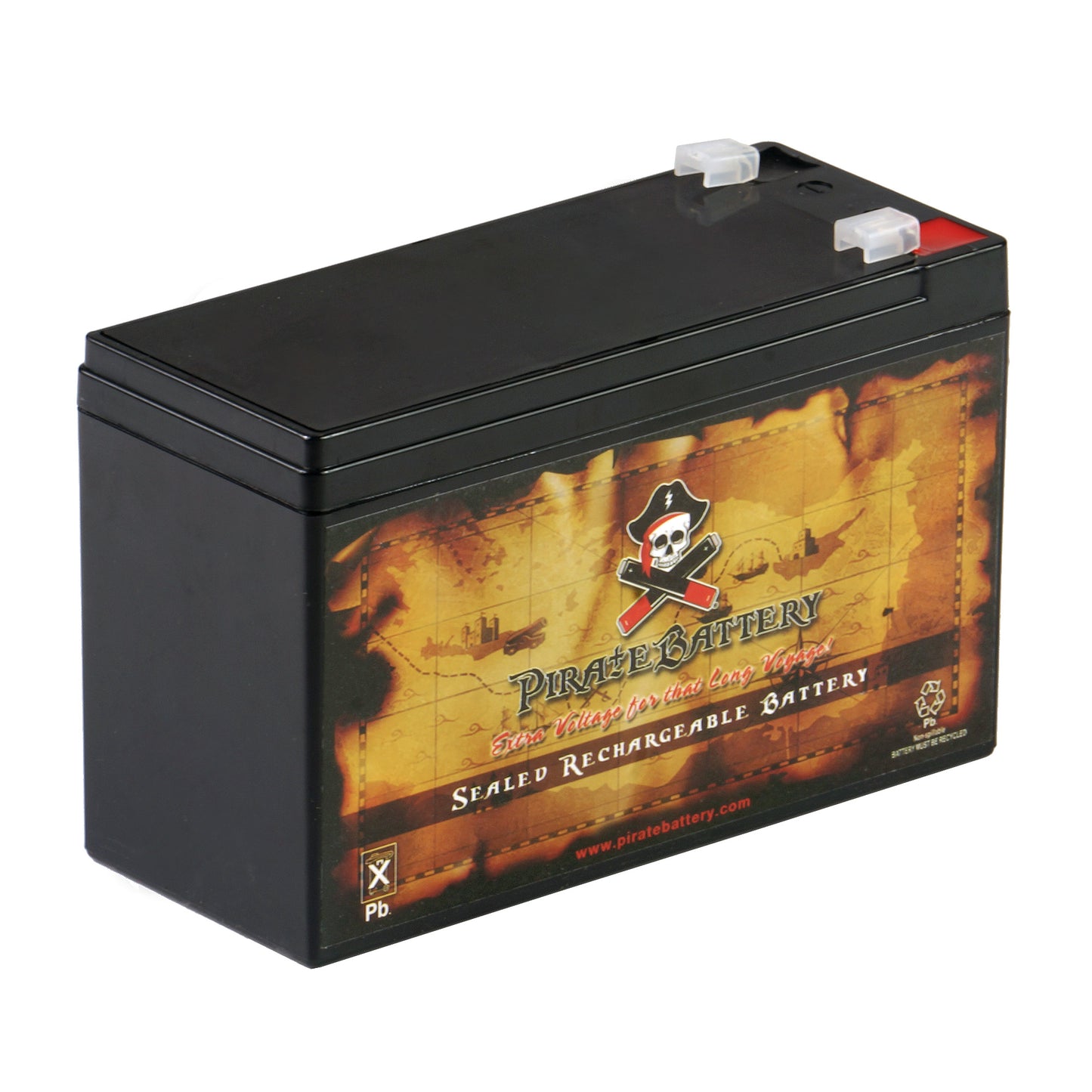 12V 8AH Sealed Lead Acid (SLA) Battery - T2 Terminals
