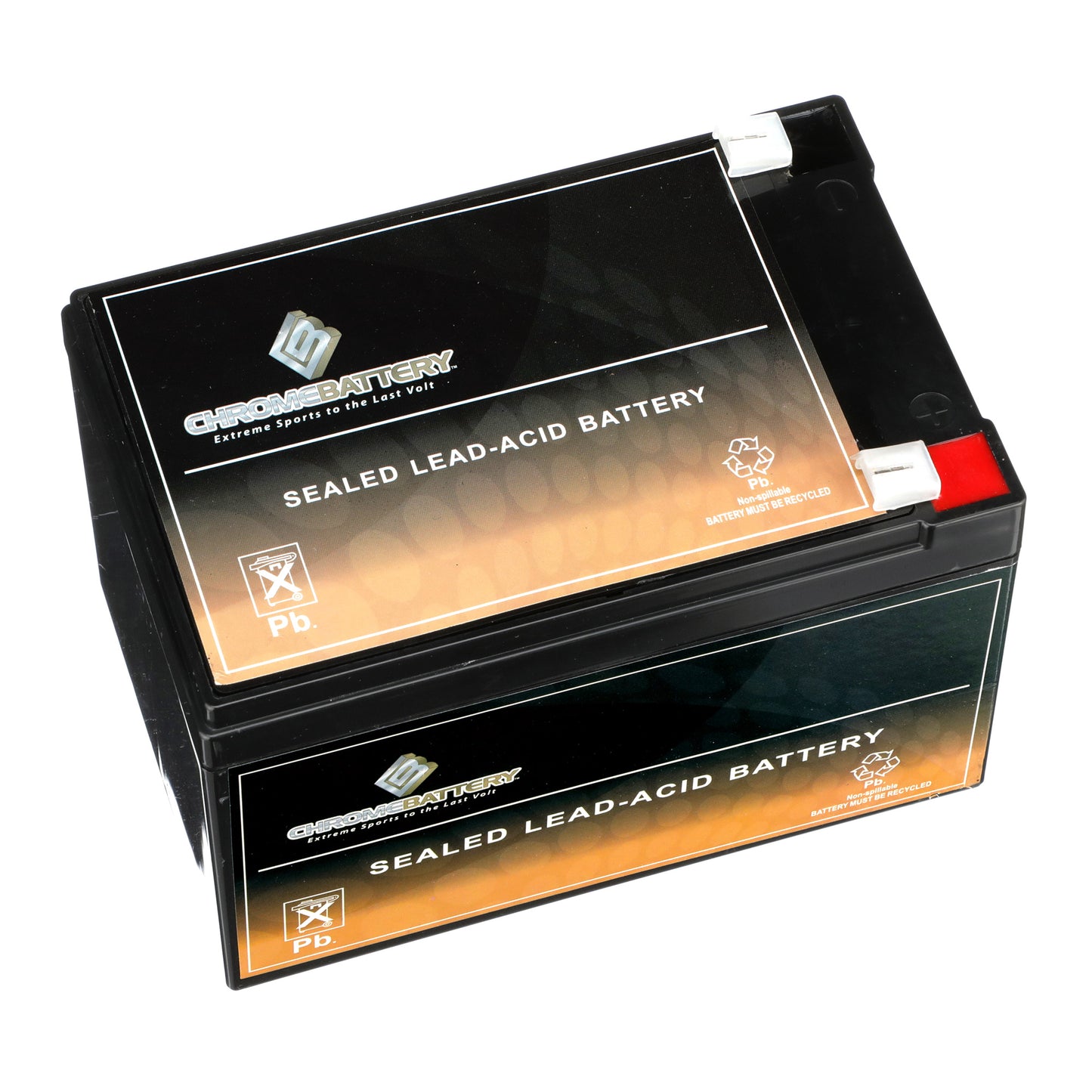 12V 15AH Sealed Lead Acid (SLA) Battery - T2 Terminals- View 1