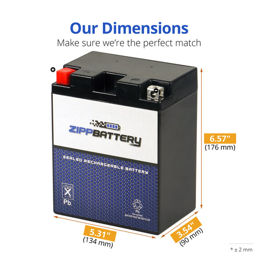 YB14A-A2 High Performance Power Sports Battery