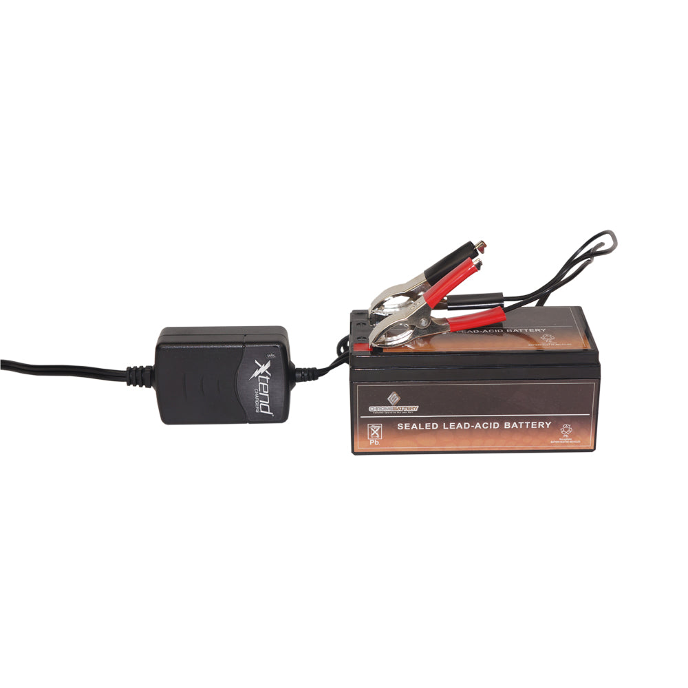 12V 3.5AH Sealed Lead Acid (SLA) Battery and Xtend Mini Charger Combo Pack