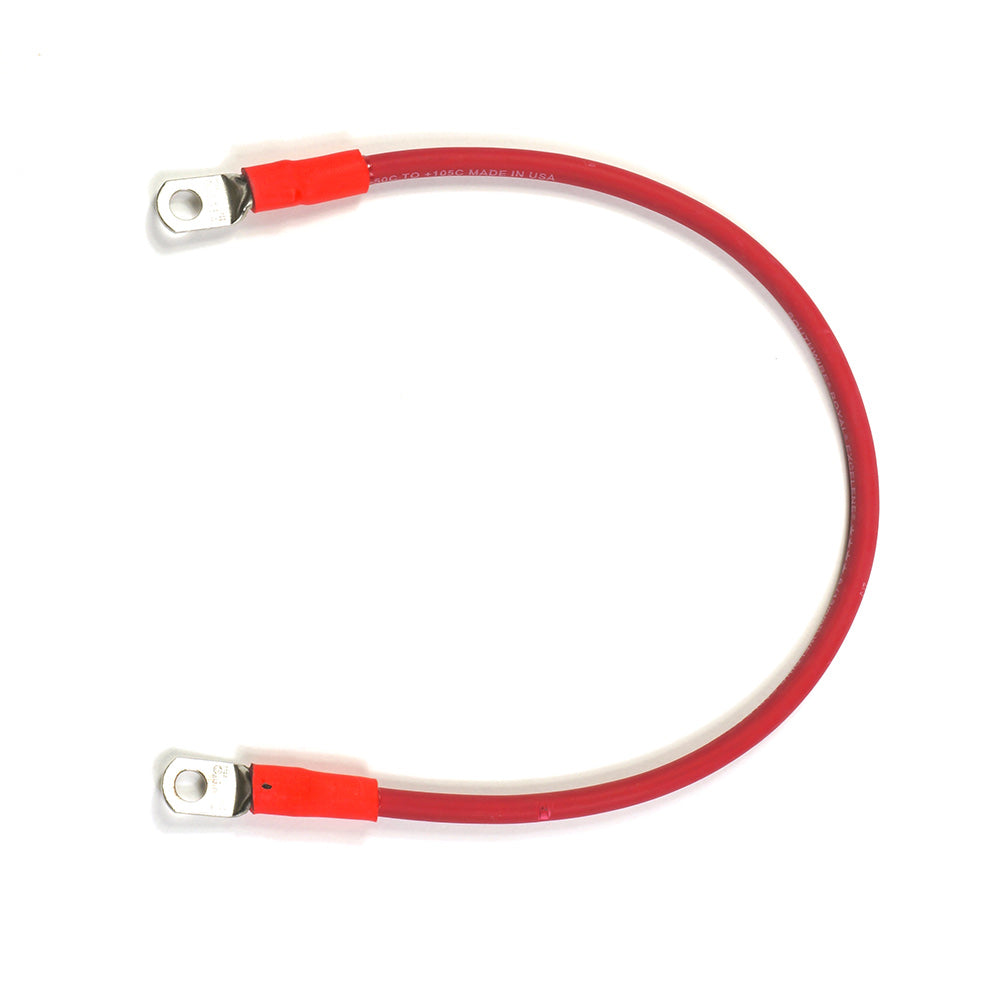 10” Inch Premium Extra Flexible Copper Battery/Welding Cables - Replacement for RV, Inverter, Car, Motorcycle, Solar, Marine, Mower