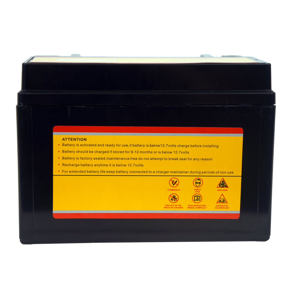 ZPC YTX9-BS High Performance AGM Power Sports Battery