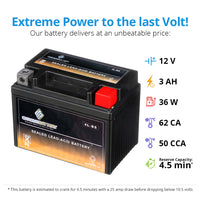 YTX4L-BS Chrome Battery