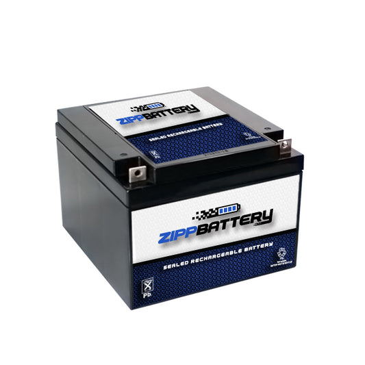 12V 26AH Sealed Lead Acid (SLA) Battery - T3 Terminals- View 1