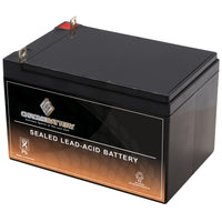 12V 12Ah Sealed Lead Acid Battery with Nut and Bolt Terminals