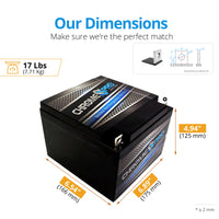 12V 28AH Sealed Lead Acid (SLA) - Nut and Bolt Terminals