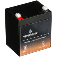 12V 4.5AH Sealed Lead Acid (SLA) Battery - T1 Terminals