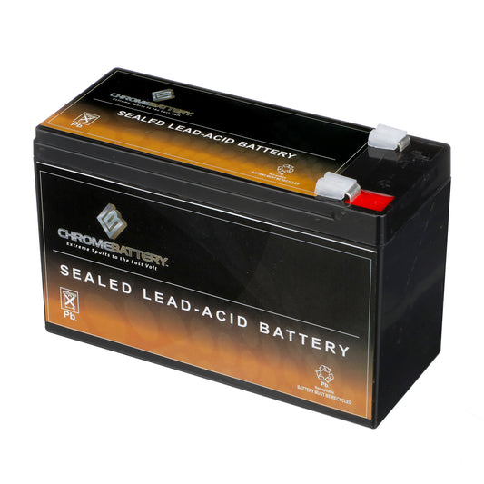 12V 8AH Chrome Battery Lead Acid SLA