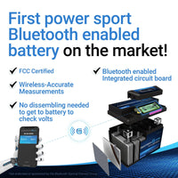 YTX20L-BS Intelligent Bluetooth Enabled Motorcycle Battery