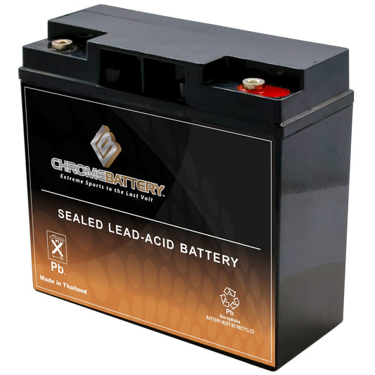 CHROME BATTERY 12V 18AH T6 Terminal Batteries