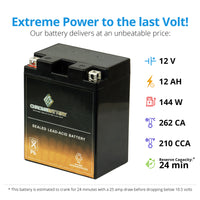 YTX14AH-BS Chrome Battery