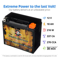 YTX20L-BS High Performance Power Sports Battery