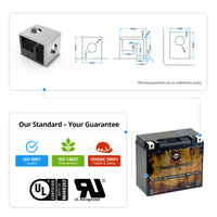 YTX20L-BS High Performance Power Sports Battery