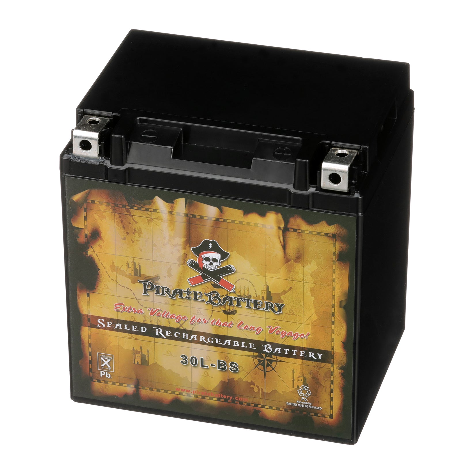 YTX30L-BS Power Sports Battery - 30L-BS at Pirate Battery – chromebattery