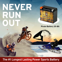YTX20-BS High Performance Power Sports Battery