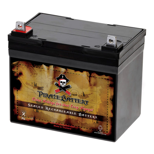 Pirate Battery 12V 35AH Sealed Lead Acid (SLA) - Nut and Bolt Terminals