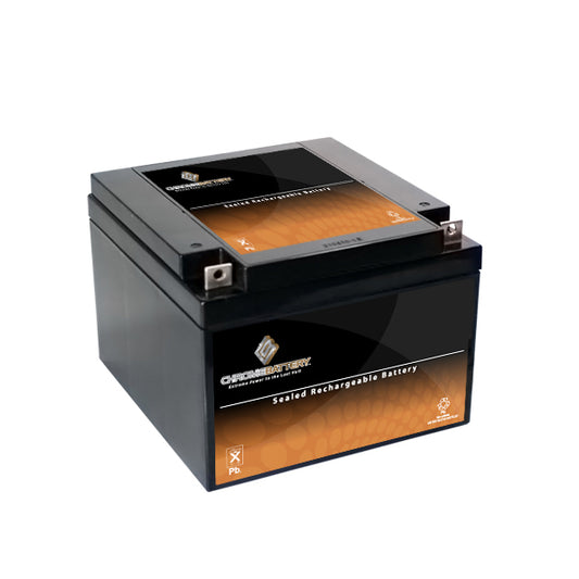 12V 24AH Sealed Lead Acid (SLA) - Nut and Bolt Connector