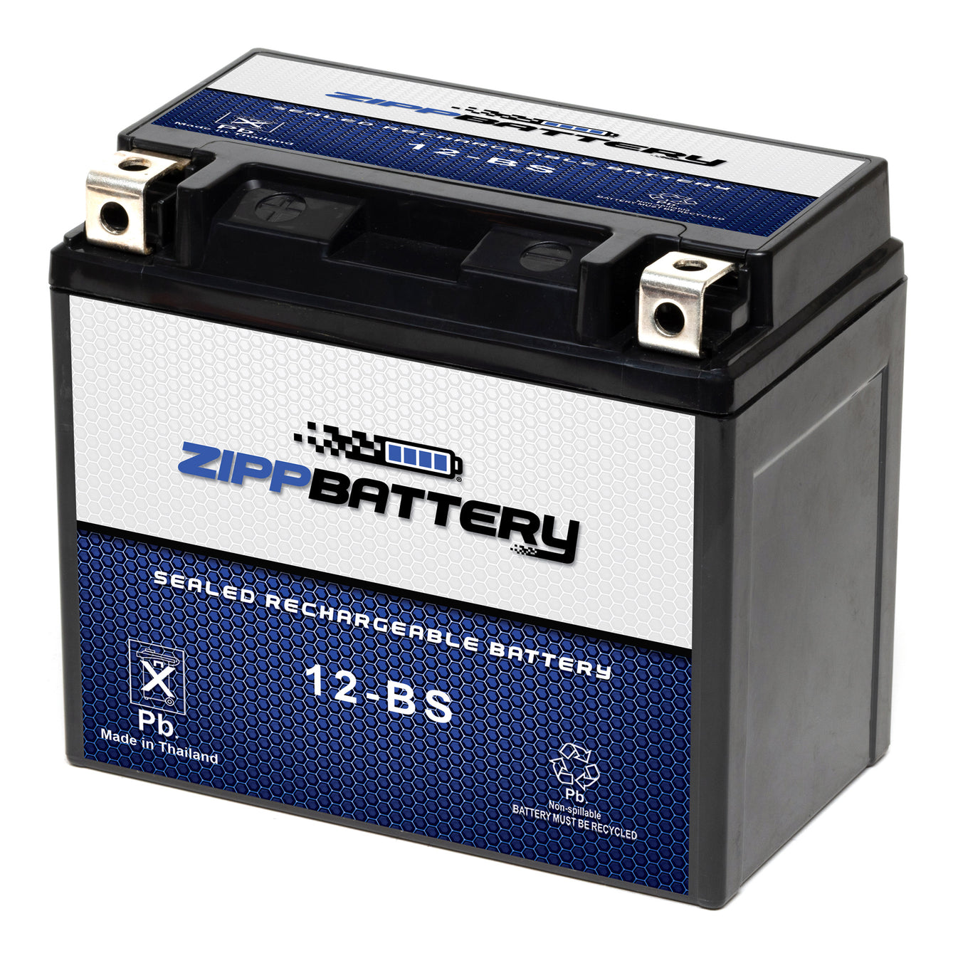 YTX12-BS Power Sports Battery - 12-BS at Zipp Battery – chromebattery