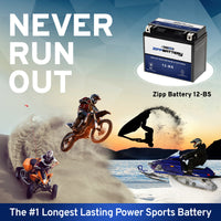 YTX12-BS High Performance Power Sports Battery