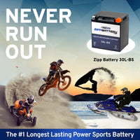 YTX30L-BS High Performance Power Sports Battery