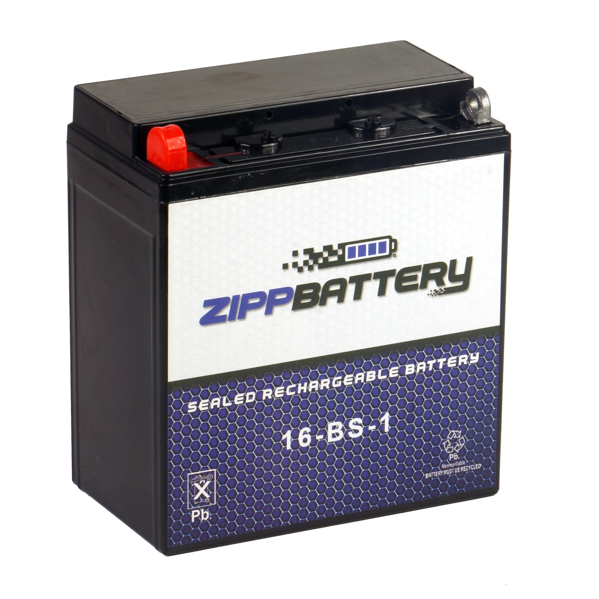 YTX16-BS-1 High Performance Power Sports Battery- View 1