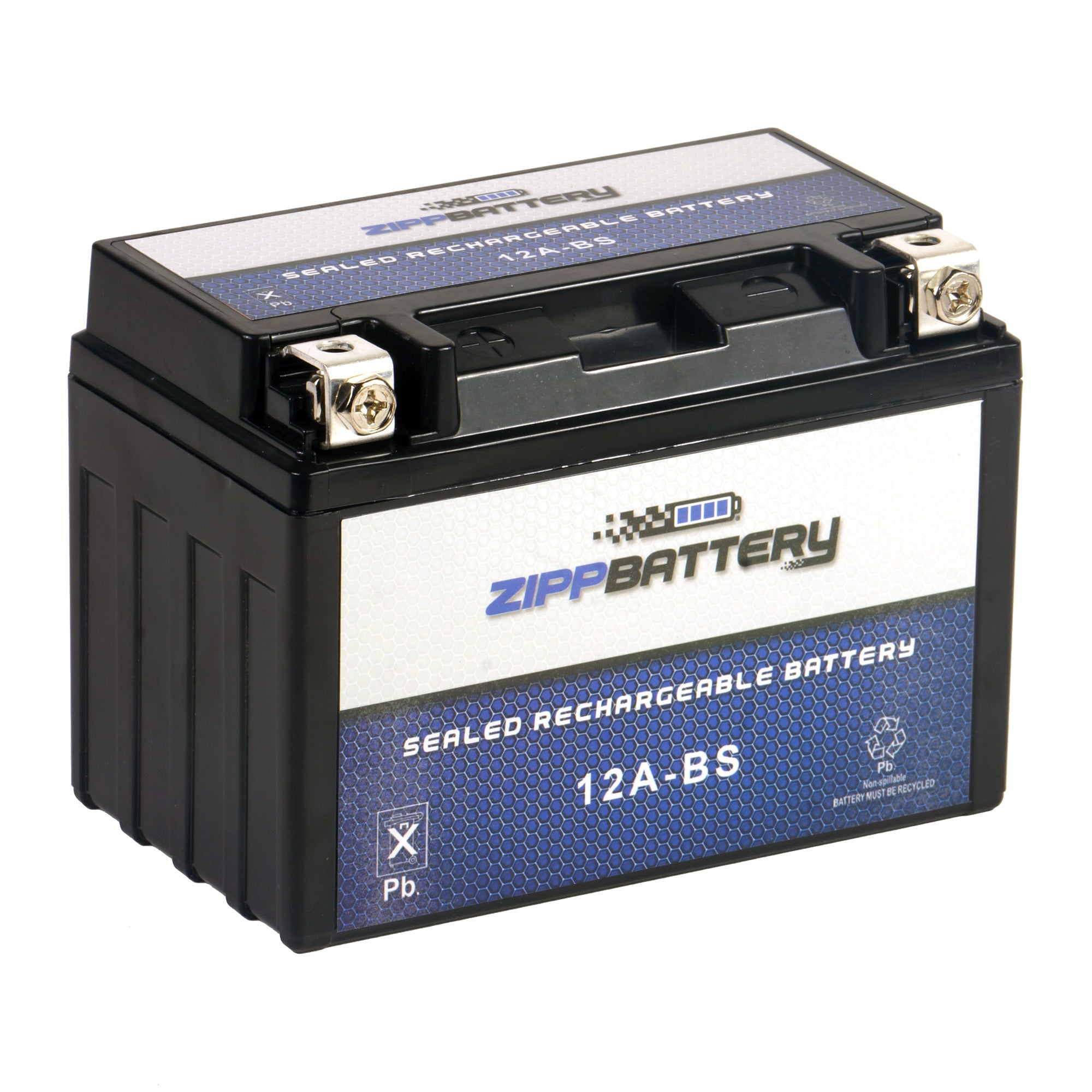 YTX12A-BS Power Sports Battery - 12A-BS at Zipp Battery – chromebattery