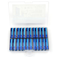 50 AAA Pack Alkaline Batteries - Chrome Pro Series (Primary Cell Batteries)