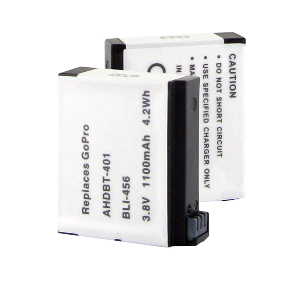 GoPro Li-ion Replacement Battery for Hero 4, AHDBT-401 3.8v 1100mAh