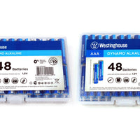 30 AA - 20 AAA Combo Pack Alkaline Batteries - Chrome Pro Series