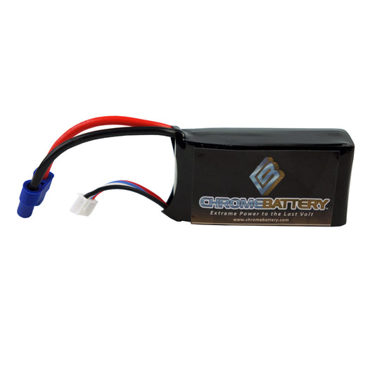 Chrome Battery Lithium Polymer Drone Replacement Battery 11.1V 1350mAh