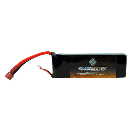 Chrome Battery Lithium Polymer Drone Replacement Battery 11.1V 5000mAh and for RC Cars