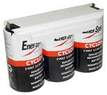 0810-0102 Enersys Cyclon Battery - 6 Volt 2.5AH - w/Tabs by Chrome Battery
