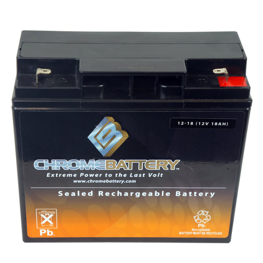 12V 18AH Sealed Lead Acid (SLA) Battery - T2 Terminals- View 1