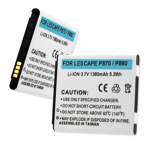 Cellular Phone Replacement Battery for LG ESCAPE P8701 / P880 3.7v 1380mAh Li-Ion