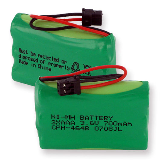 Cordless Phone Battery replaces Panasonic and Uniden Models 3.6V 2.52W
